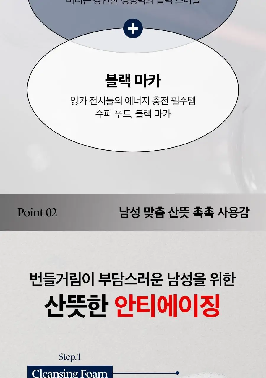 [증정기획/선물세트] 닥터지 블랙스네일 옴므 프레스티지 3종 세트 (토너150ml+에멀전150ml+클렌징폼70ml) 상세페이지 7